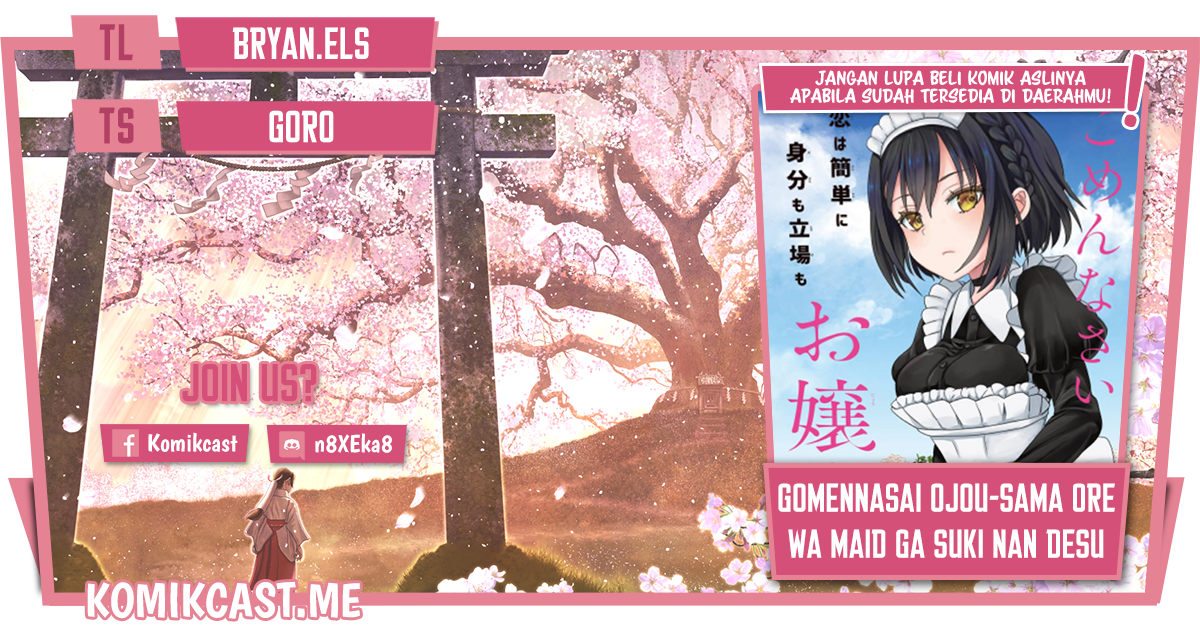 Komik Gomennasai Ojou-sama, Ore wa Maid ga Suki nan desu Chapter 05.2 gambar nomor 1