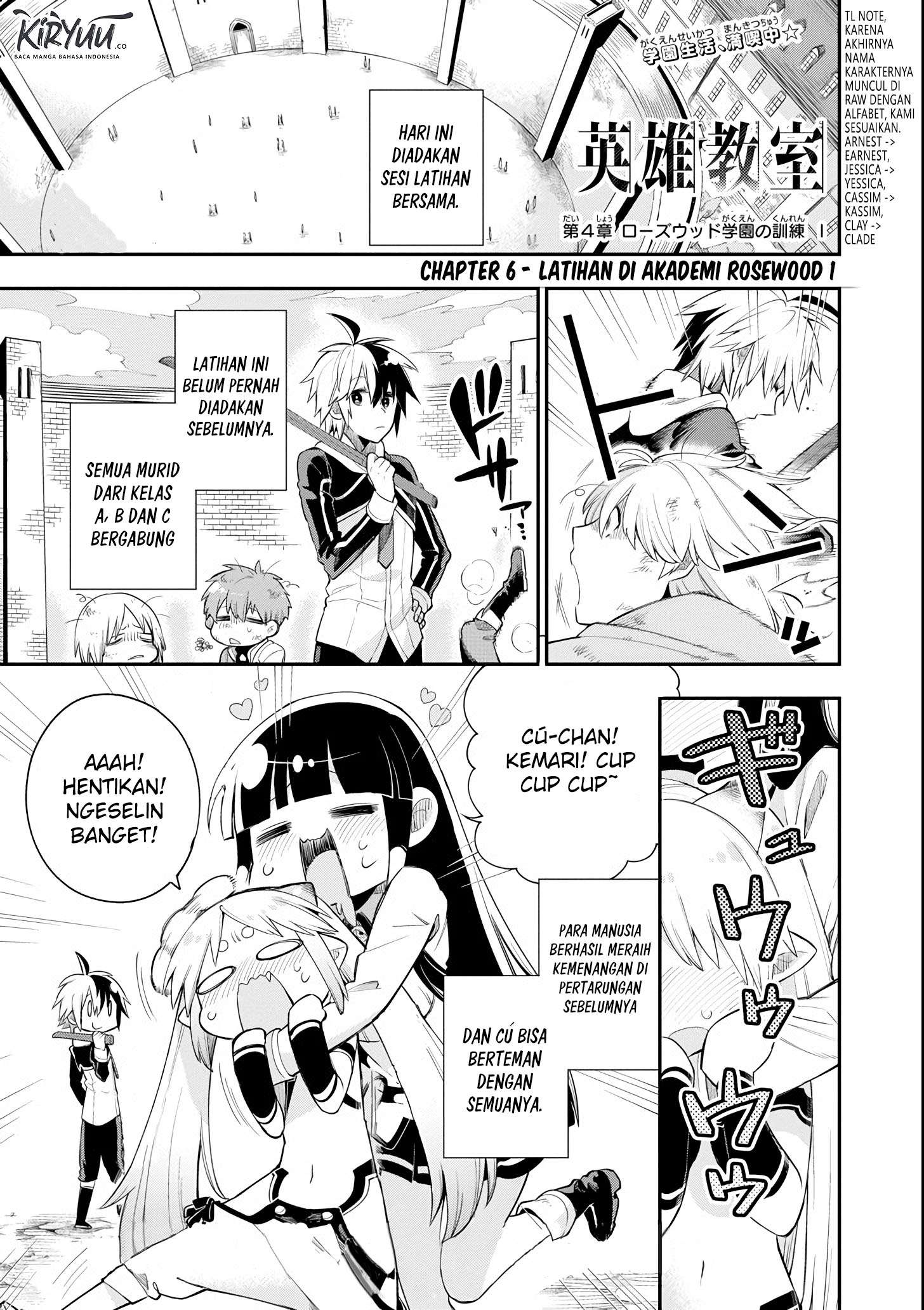 Baca Manga Eiyuu Kyoushitsu Chapter 4.1 Gambar 2