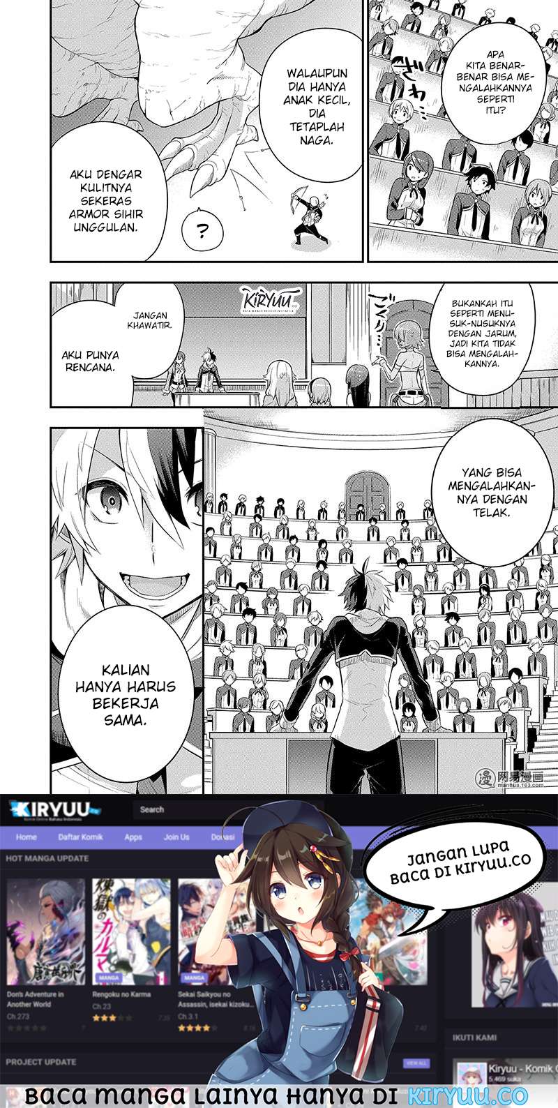 Eiyuu Kyoushitsu Chapter 3.2 Gambar 23
