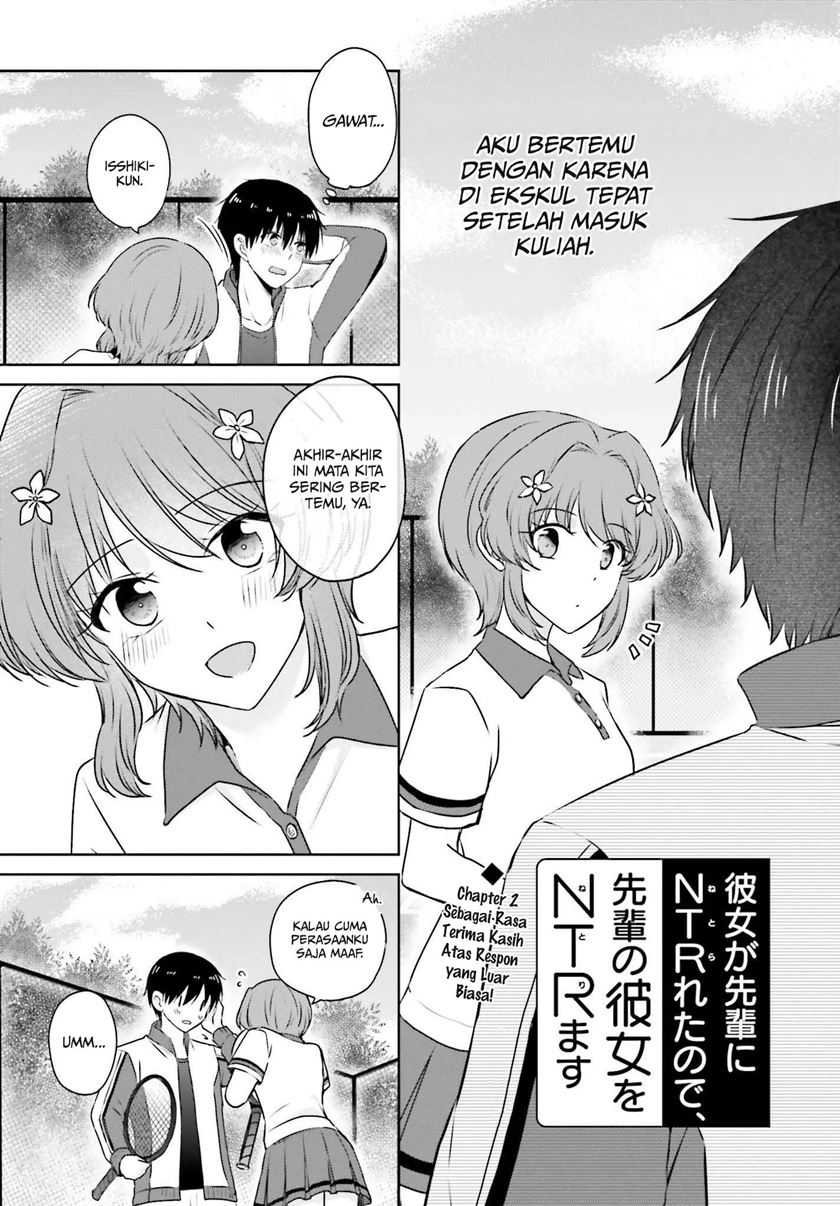 Baca Manga Kanojo ga Senpai ni NTR-reta no de, Senpai no Kanojo wo NTR-masu Chapter 02 Gambar 2