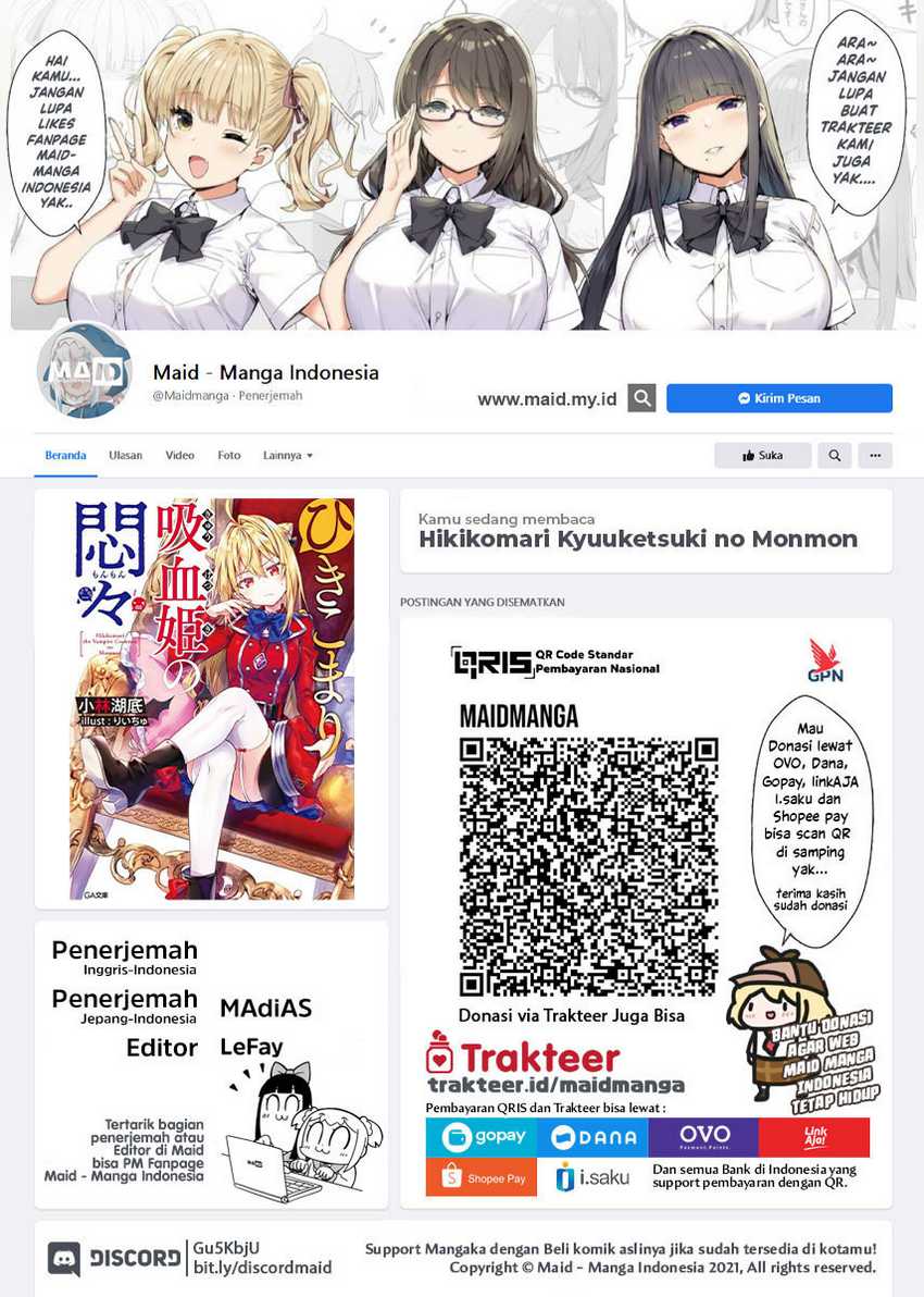 Baca Manga Hikikomari Kyuuketsuki no Monmon Chapter 05 Gambar 2