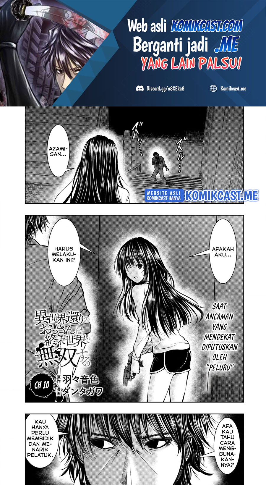 Manga Isekai Kaeri no Ossan wa Shuumatsu de Sekai de Musou Suru Chapter 10 gambar nomor 2