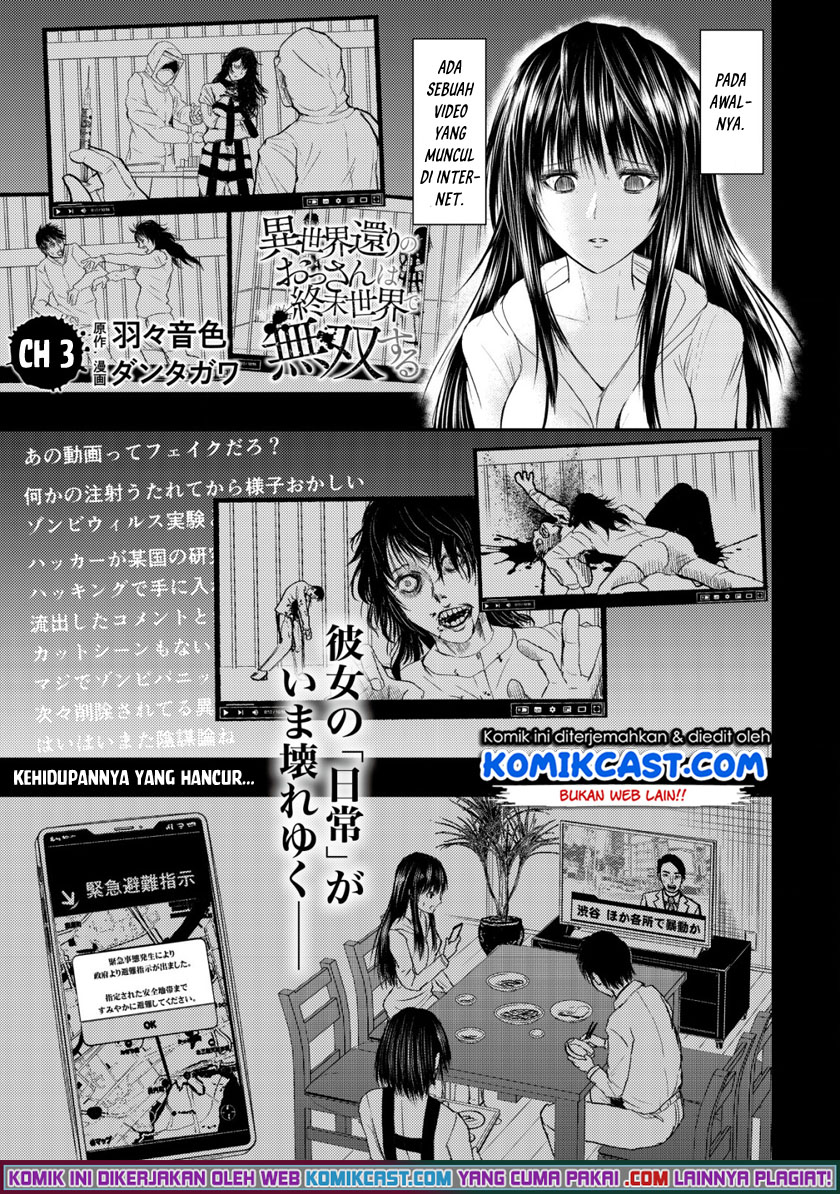 Manga Isekai Kaeri no Ossan wa Shuumatsu de Sekai de Musou Suru Chapter 03 gambar nomor 2