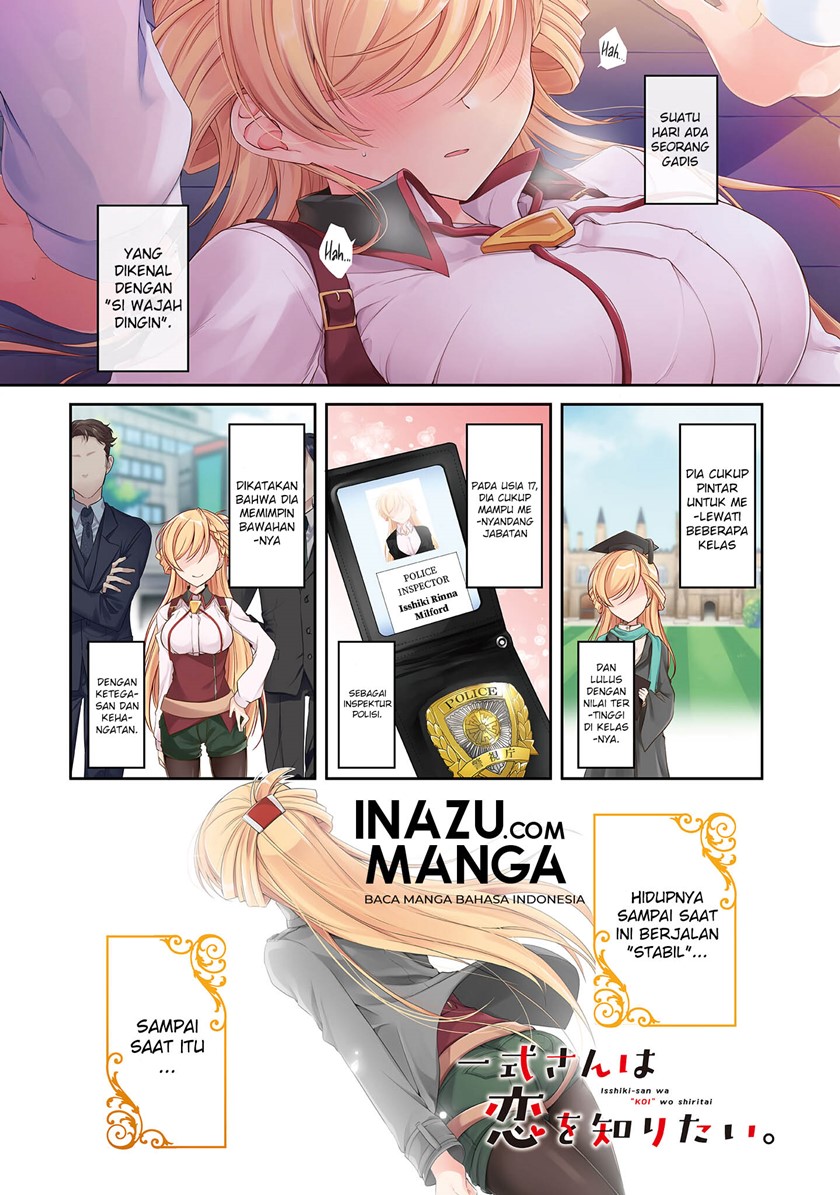 Baca Manga Isshiki-san wa Koi wo Shiritai Chapter 01 Gambar 2