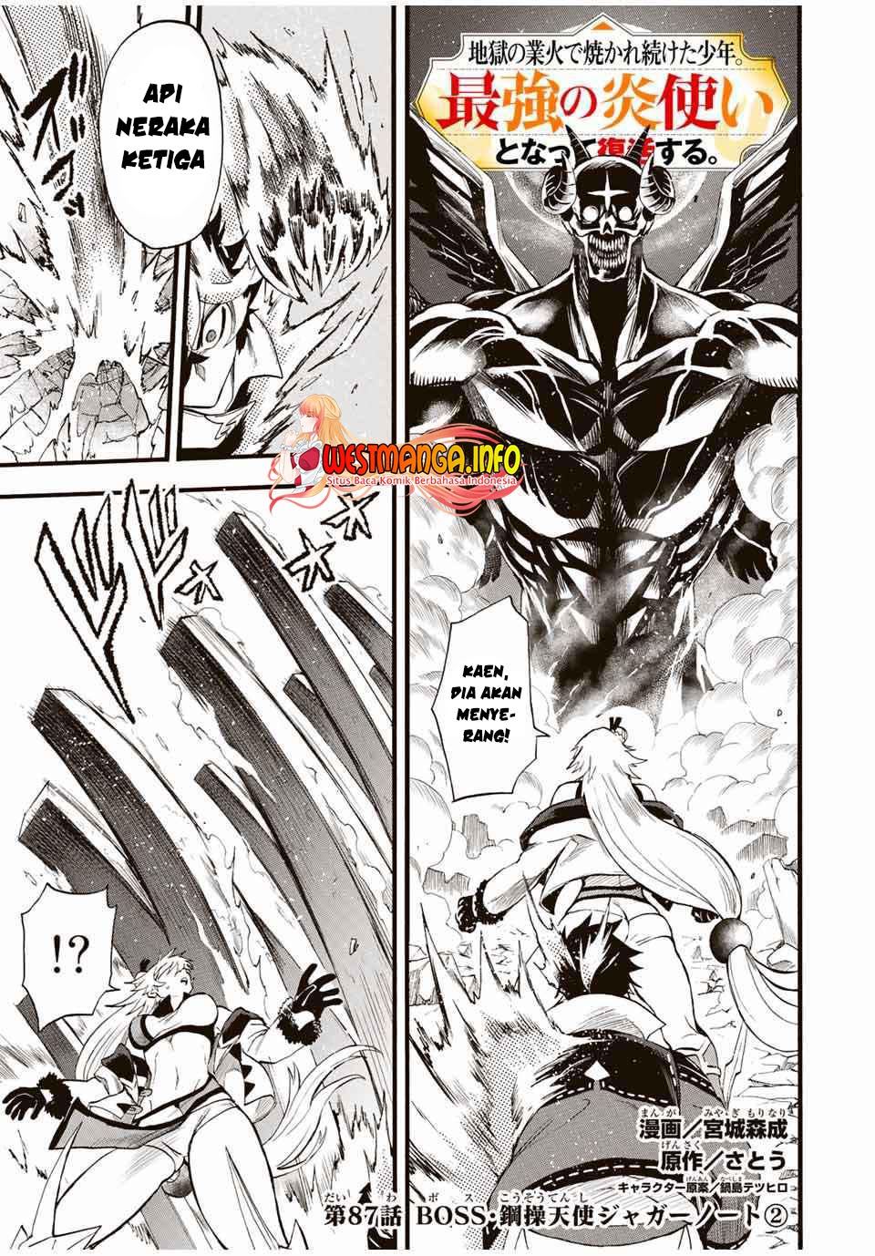 Baca Manga Jigoku no Gouka de Yaka re Tsuzuketa Shounen. Saikyou no Honou Tsukai to Natte Fukkatsu Suru. Chapter 87 Gambar 2