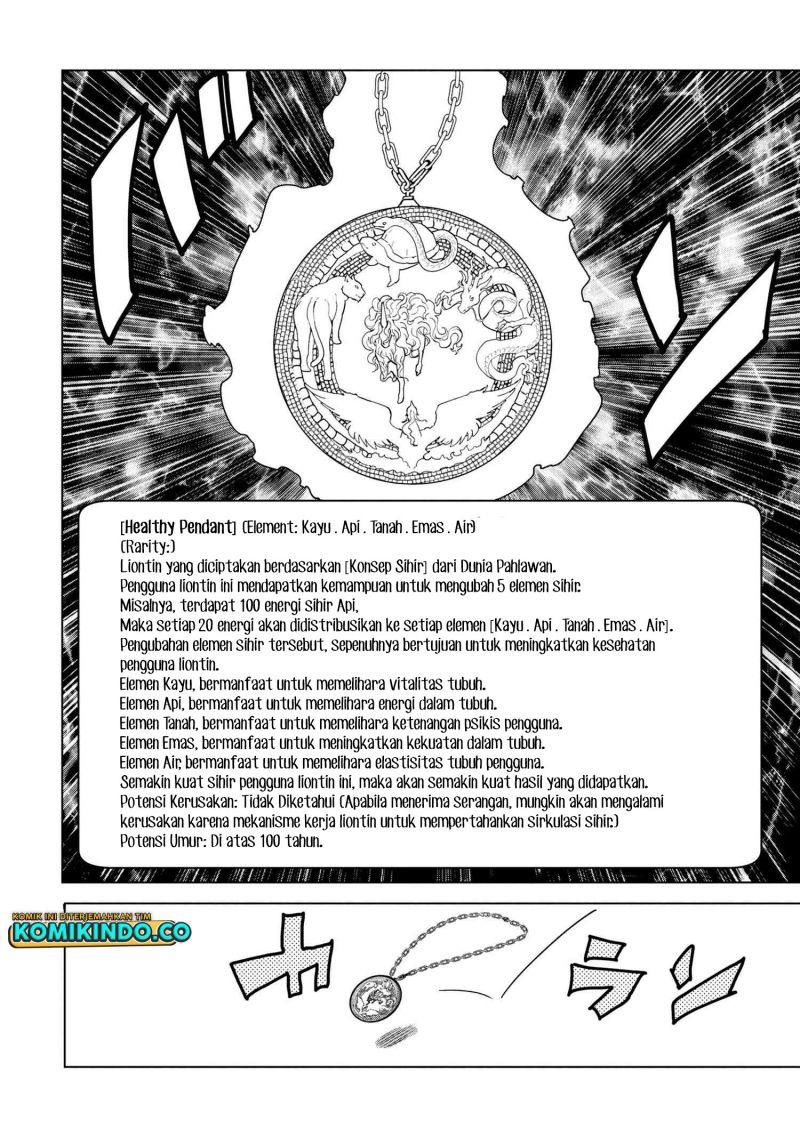 Souzou Renkinjutsushi wa Jiyuu wo Ouka suru: Kokyou wo Tsuihou saretara, Maou no Ohizamoto de Chouzetsu Kouka no Magic Item Tsukuri-houdai ni Narimashita Chapter 07.4 Gambar 8