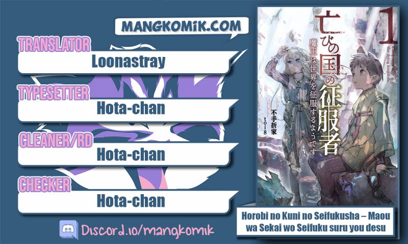 Baca Manga Horobi no Kuni no Seifukusha – Maou wa Sekai wo Seifuku suru you desu Chapter 04 Gambar 2