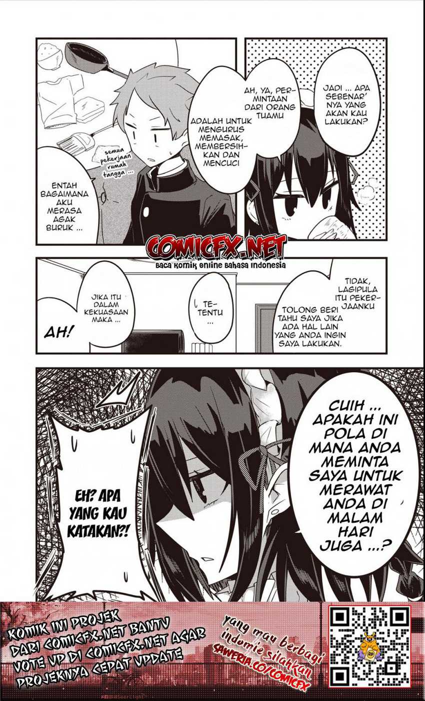 Kokoro no Koe ga Moreyasui Maid-san Chapter 01 Gambar 12