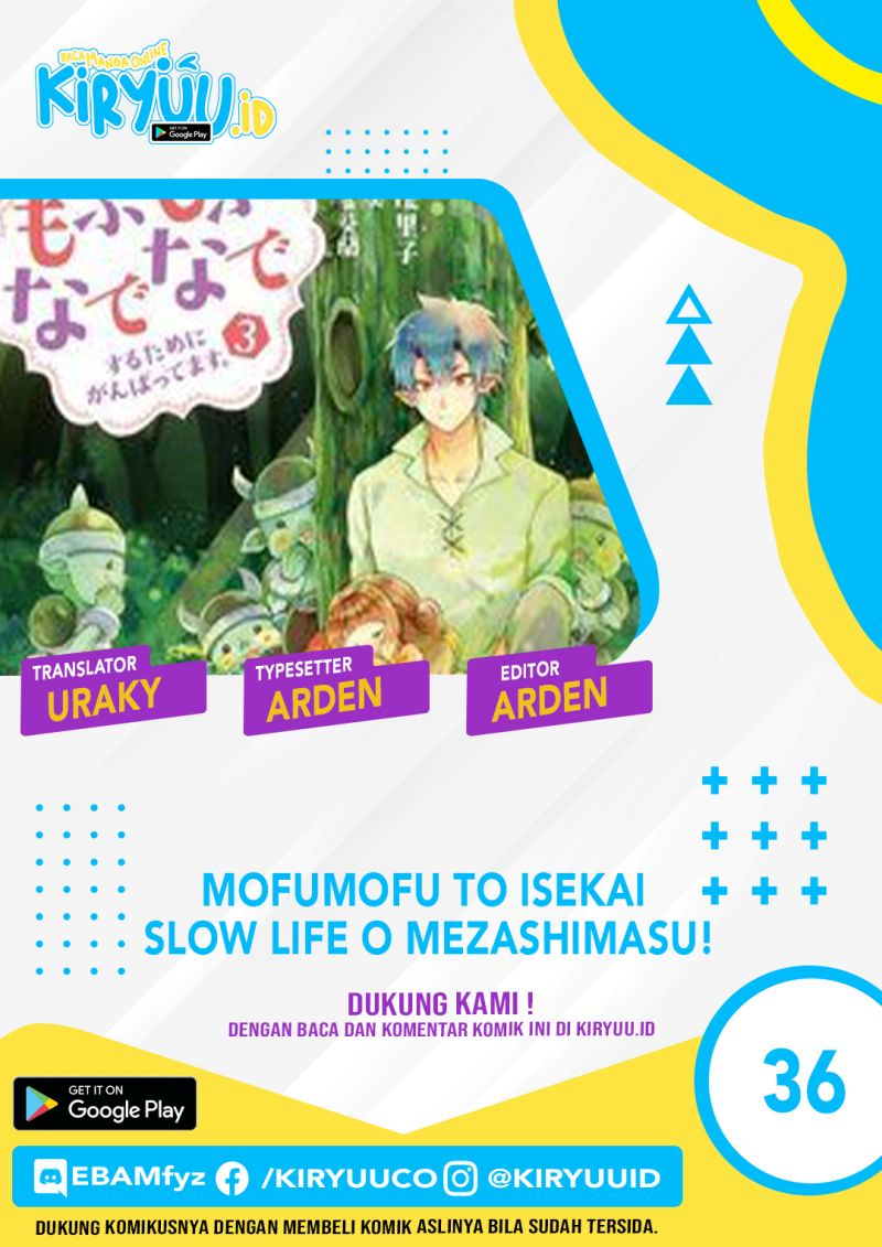 Komik Mofumofu to Isekai Slow Life o Mezashimasu! Chapter 36 gambar nomor 1