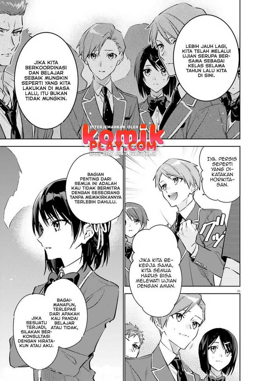 Youkoso Jitsuryoku Shijou Shugi no Kyoushitsu e: 2-nensei-hen Chapter 01.2 Gambar 14