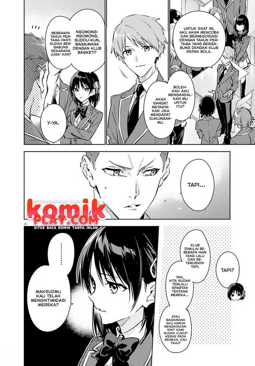 Youkoso Jitsuryoku Shijou Shugi no Kyoushitsu e: 2-nensei-hen Chapter 01.2 Gambar 15