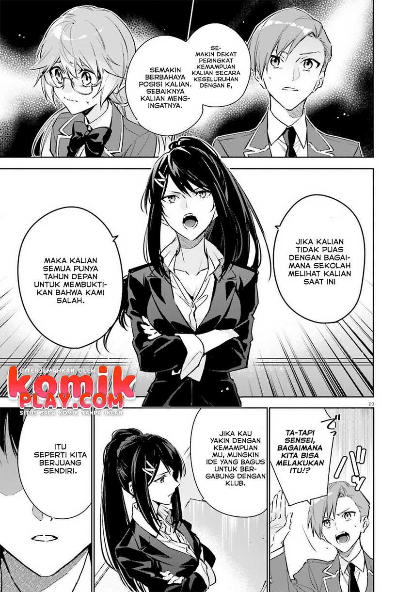 Youkoso Jitsuryoku Shijou Shugi no Kyoushitsu e: 2-nensei-hen Chapter 01.2 Gambar 3