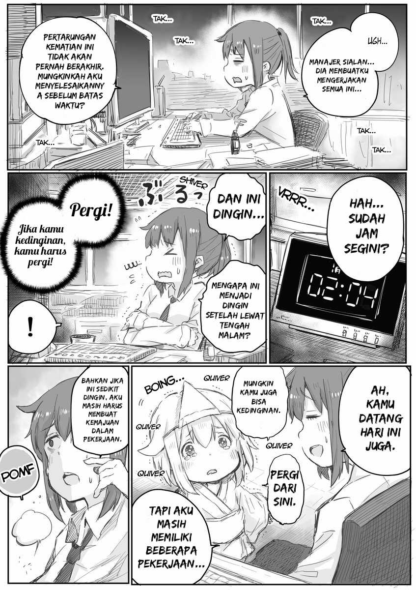 Baca Manga Shachiku-san wa Youjo Yuurei ni Iyasaretai Chapter 03 Gambar 2