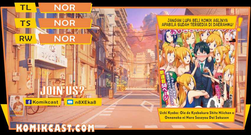 Baca Komik Uchi Kyaba: Oie de Kyabakura Shite Niichan o Onnanoko ni Nare Saseyou Dai Sakusen Chapter 01.1 Gambar 1