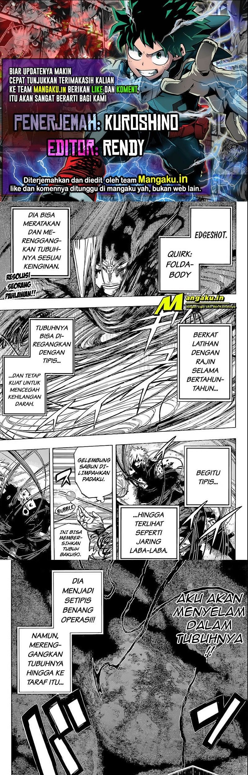 Baca Komik Boku no Hero Academia Chapter 365 Gambar 1