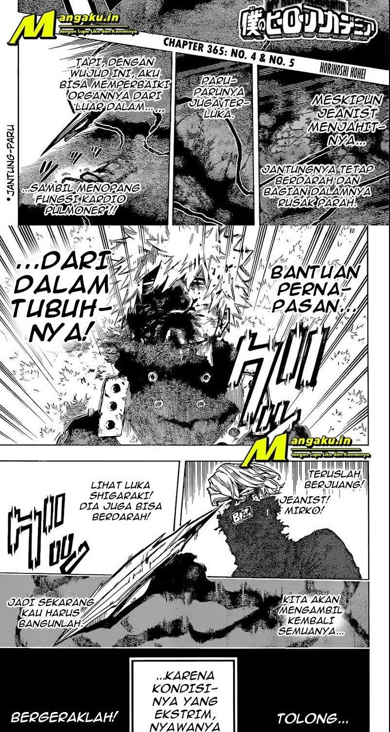 Baca Manga Boku no Hero Academia Chapter 365 Gambar 2