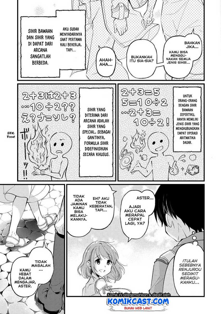 Ochikobore Mahou Tsukai Wa, Kyou Mo Muishiki Ni Cheat Wo Tsukau Chapter 03 Gambar 16