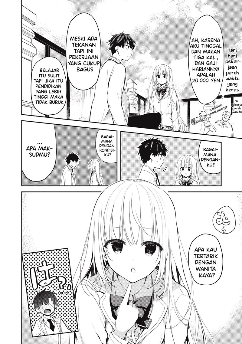 Saijo no Osewa ~Takane no Hana Darakena Meimon Kou de, Gakuin Ichi no Ojou-sama (Seikatsu Noryoku Kaimu) o Kagenagara Osewa suru Koto ni Narimashita~ Chapter 04 Gambar 9