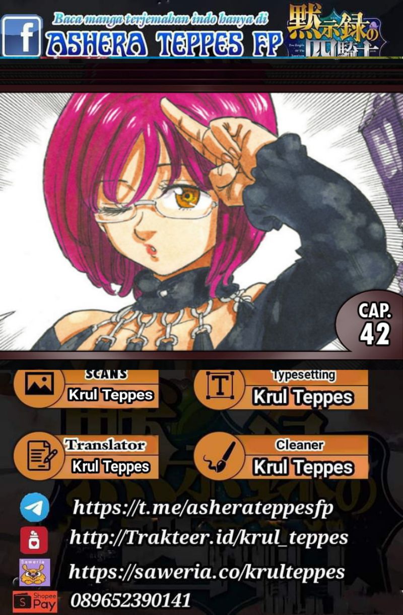 Baca Komik Mokushiroku no Yonkishi Chapter 42 Gambar 1