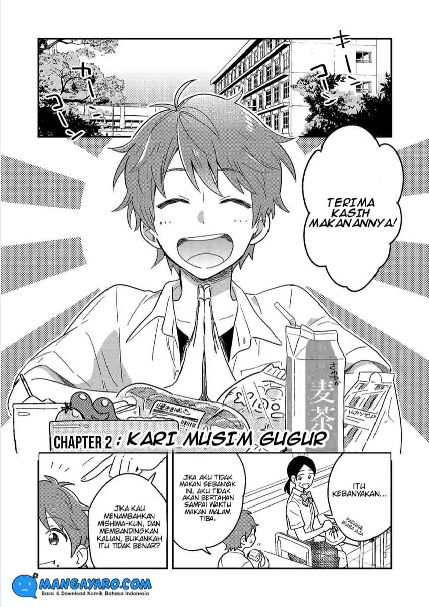 Baca Manga Danshi Koukousei wa Kyou mo Onaka ga Suiteiru Chapter 02 Gambar 2