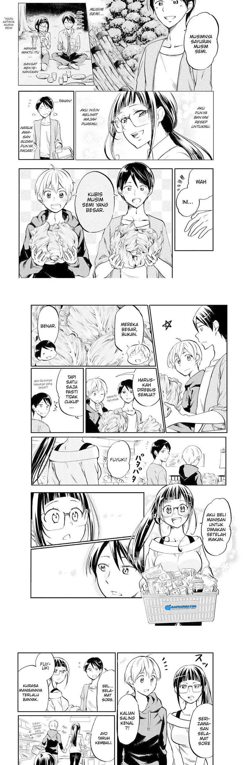 Harukawa-san wa kyou mo uete iru Chapter 05 Gambar 3