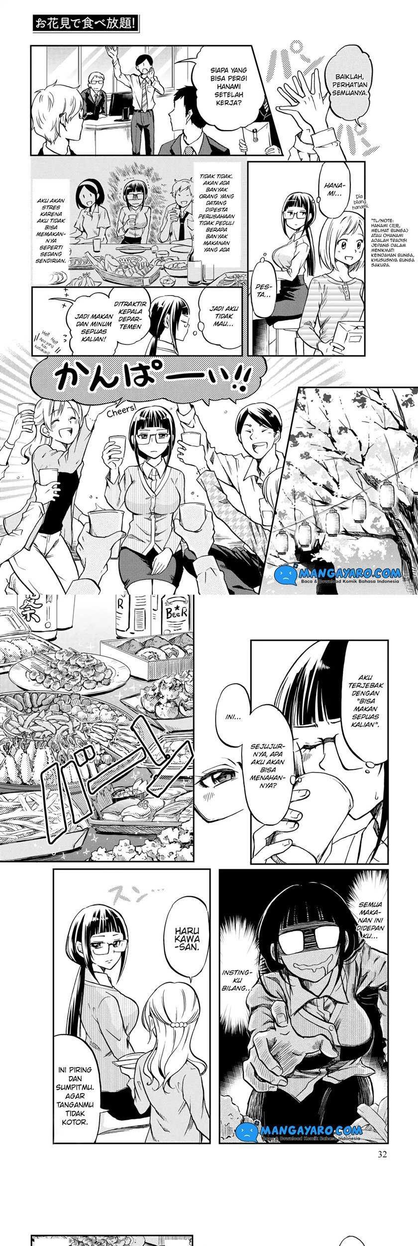 Baca Manga Harukawa-san wa kyou mo uete iru Chapter 04 Gambar 2