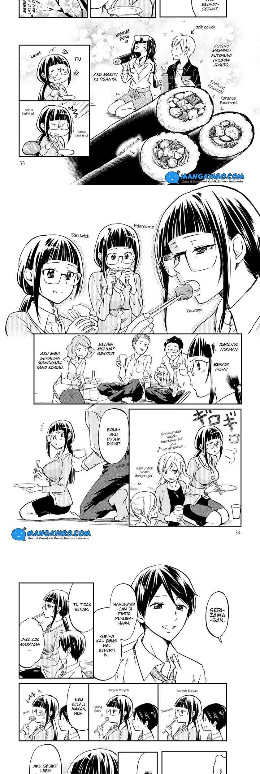 Harukawa-san wa kyou mo uete iru Chapter 04 Gambar 4