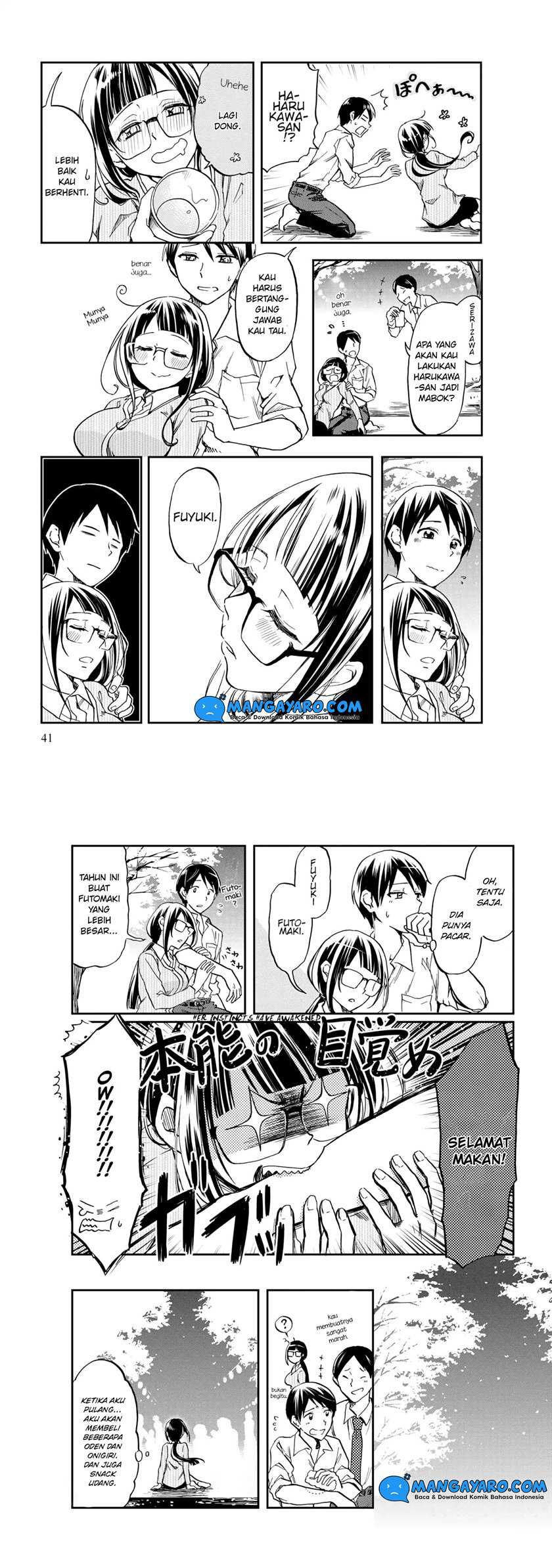 Harukawa-san wa kyou mo uete iru Chapter 04 Gambar 10