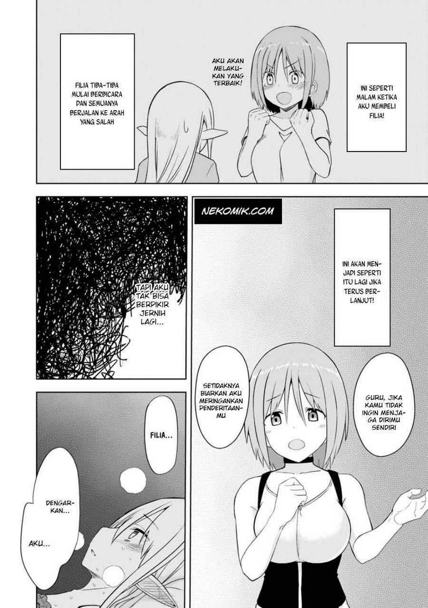 Eroi Koto Suru Tame ni Kyonyuu Bishoujo Dorei o Katta Hazu ga, Oshishou-sama to Shitawa Rete Omotta Toori ni Ikanaku Naru Hanashi Chapter 04 Gambar 21