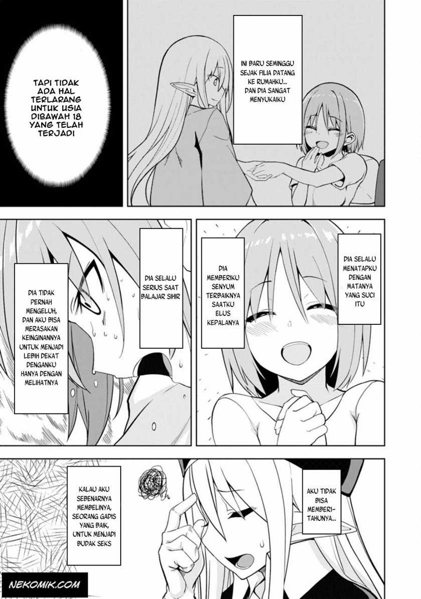 Eroi Koto Suru Tame ni Kyonyuu Bishoujo Dorei o Katta Hazu ga, Oshishou-sama to Shitawa Rete Omotta Toori ni Ikanaku Naru Hanashi Chapter 02 Gambar 4