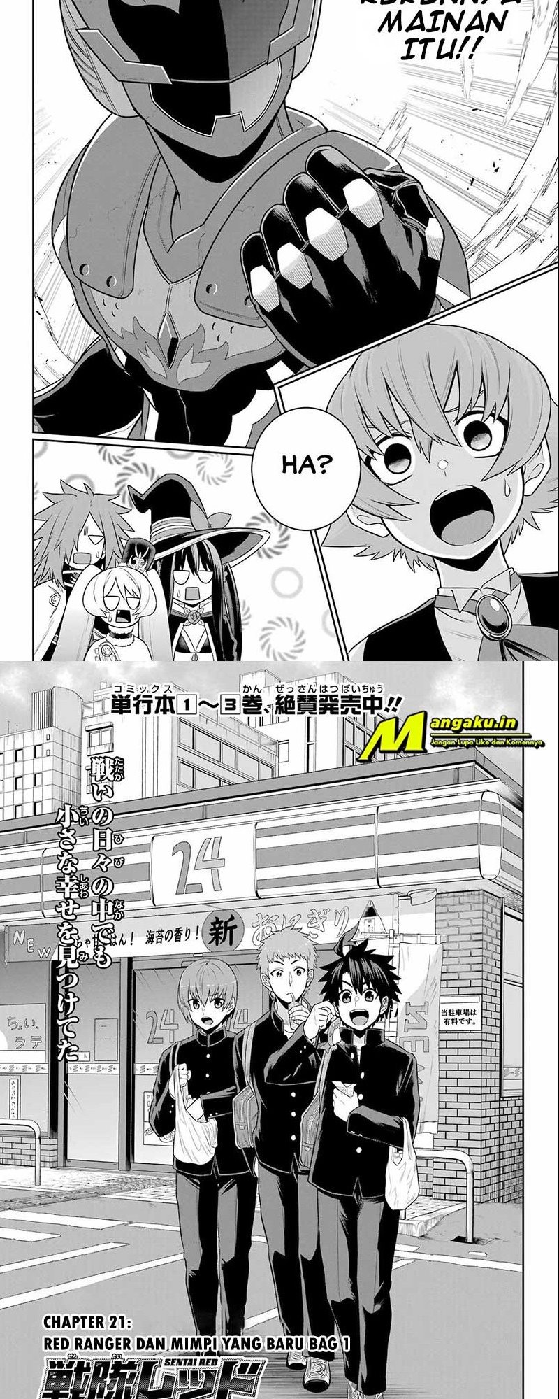 Baca Manga The Red Ranger Becomes an Adventurer in Another World Chapter 21.1 Gambar 2