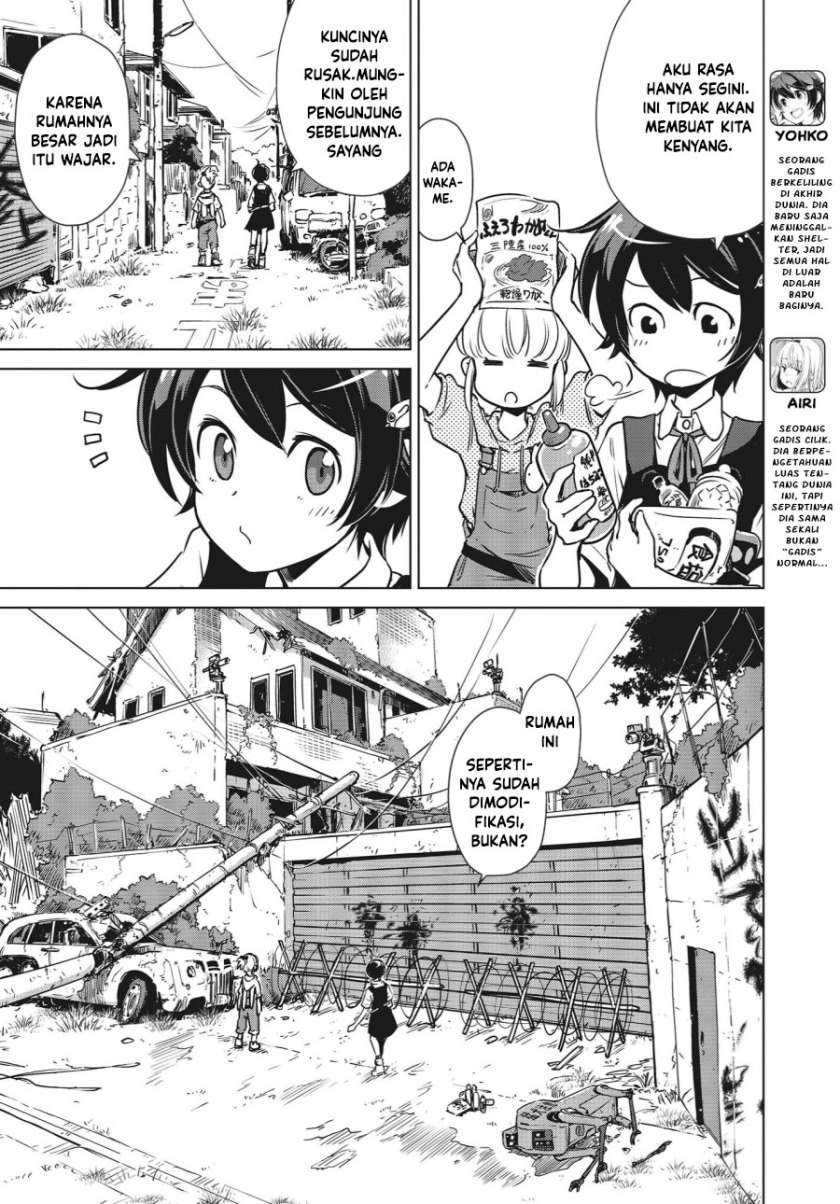 Shuumatsu Touring Chapter 03 Gambar 14