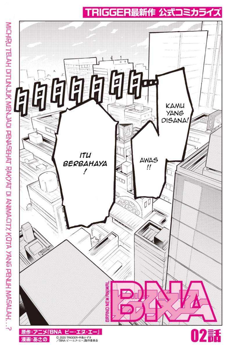Baca Manga BNA: Brand New Animal Chapter 02 Gambar 2