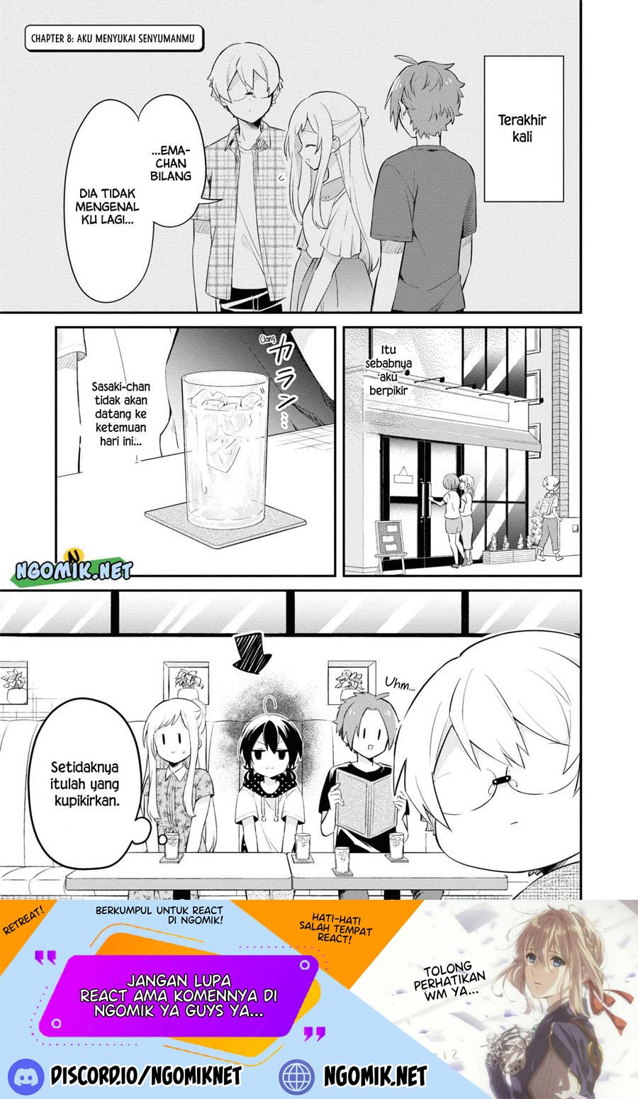 Baca Manga Kimi no Yokogao shika Mirenai Chapter 08 Gambar 2