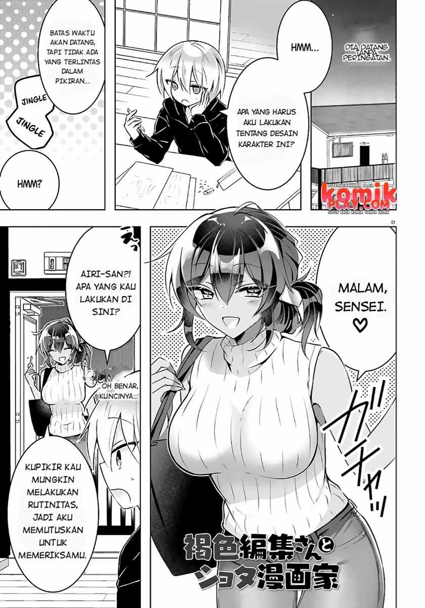 Kasshoku Henshuu-san to Shota Mangaka Chapter 03 Gambar 3