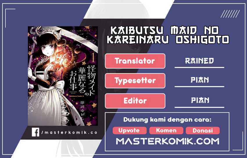 Baca Komik Kaibutsu Maid no Kareinaru Oshigoto Chapter 01.2 Gambar 1