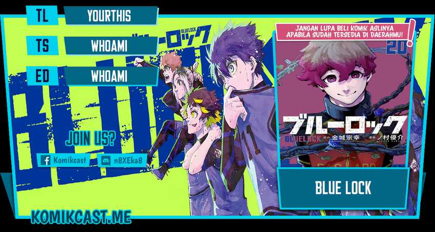 Baca Komik Blue Lock Chapter 188 Gambar 1
