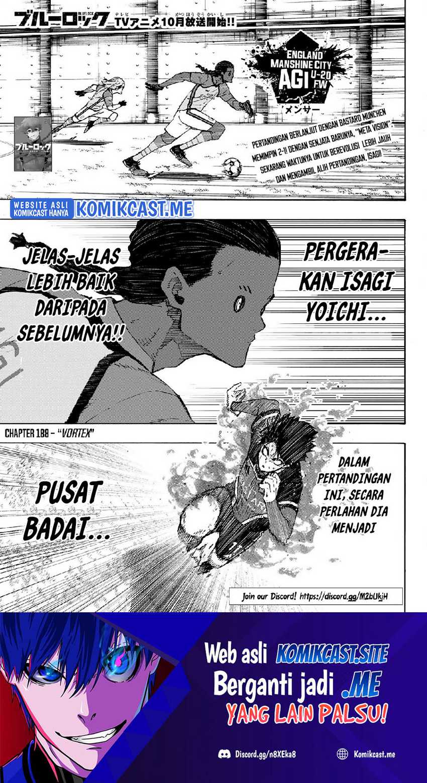 Baca Manga Blue Lock Chapter 188 Gambar 2