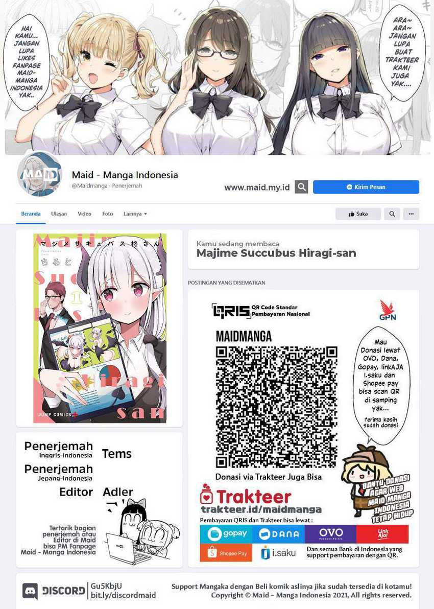 Baca Manga Majime Succubus Hiiragi-san Chapter 02 Gambar 2
