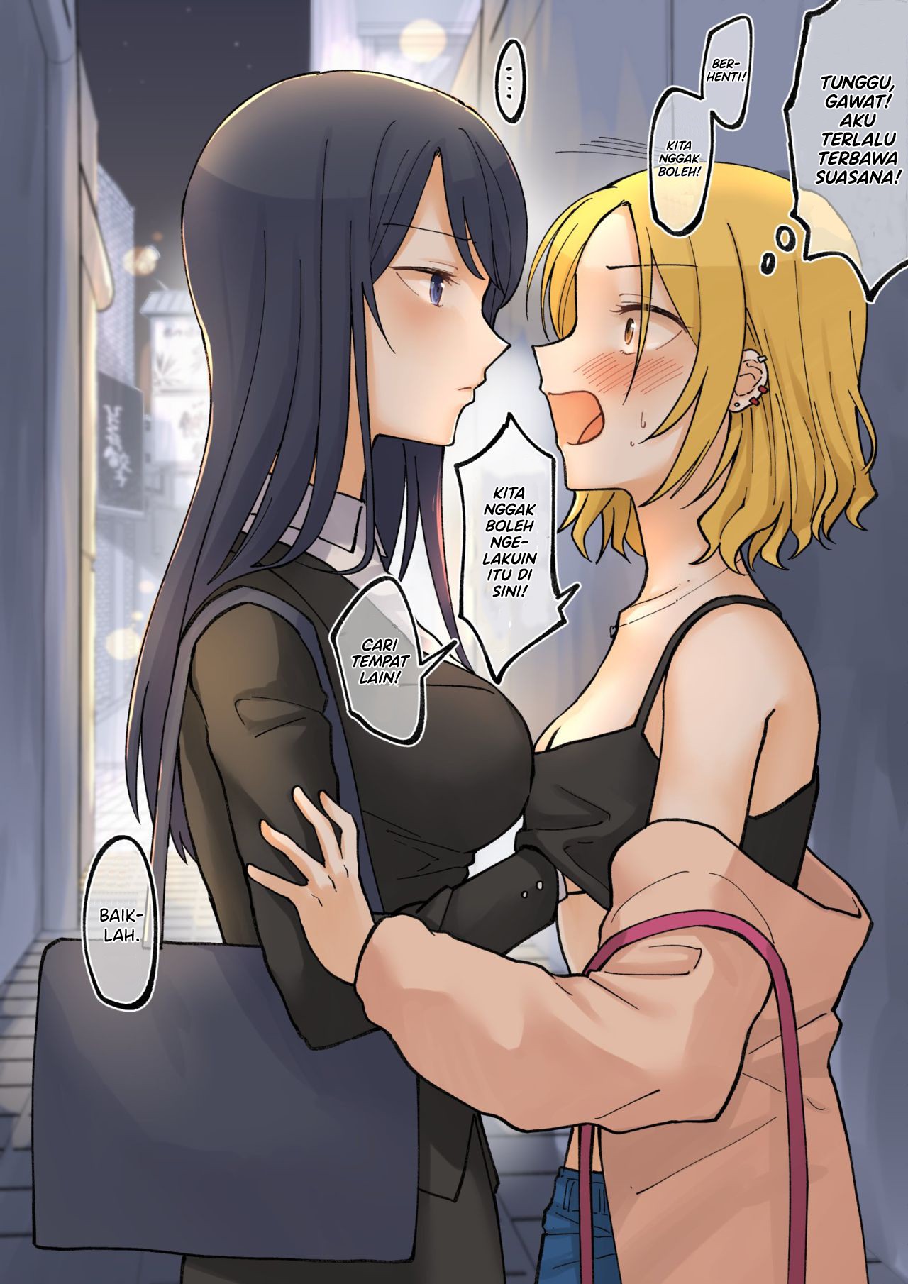 1 RT de Nakawarui Nonke Joshi-tachi ga 1-byou Kiss suru Chapter 10 Gambar 4