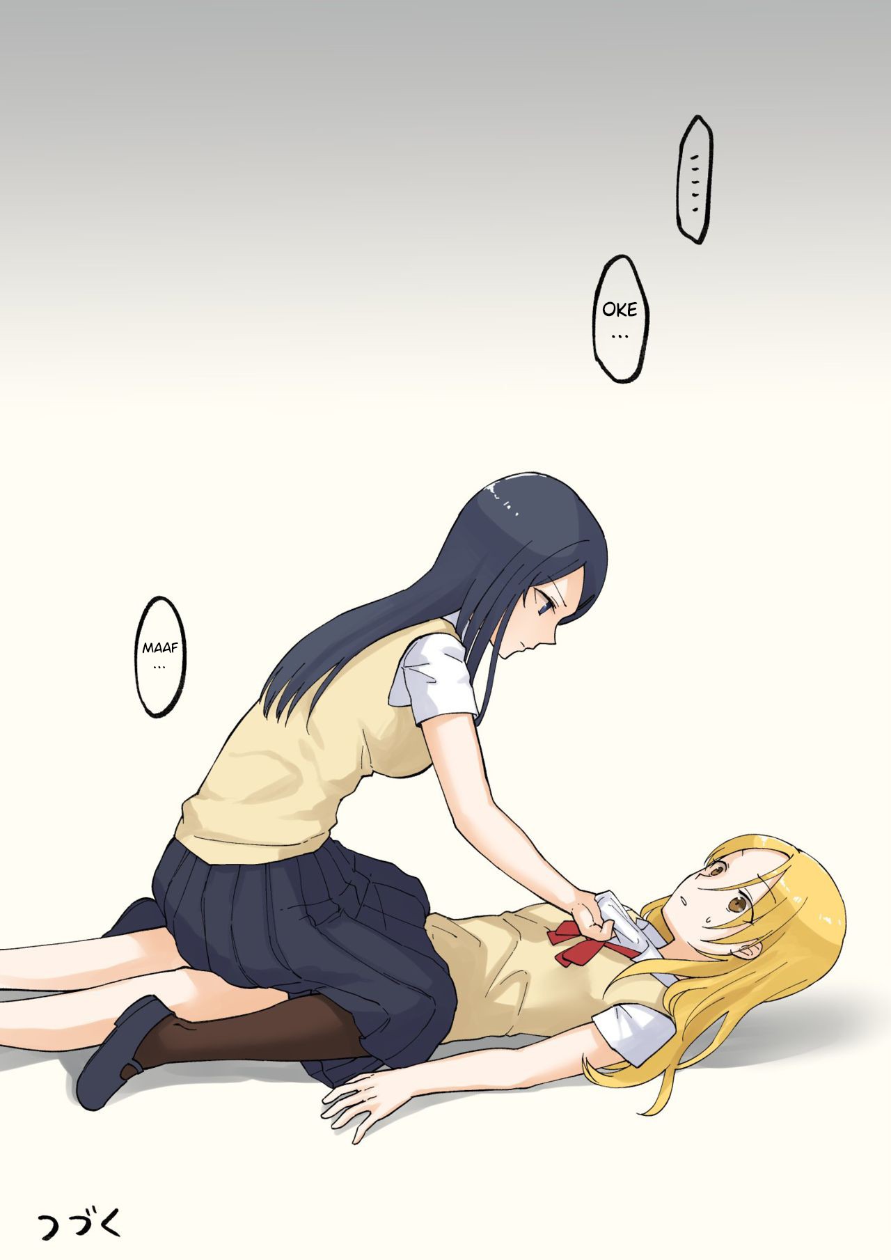 Baca Manga 1 RT de Nakawarui Nonke Joshi-tachi ga 1-byou Kiss suru Chapter 6 Gambar 2