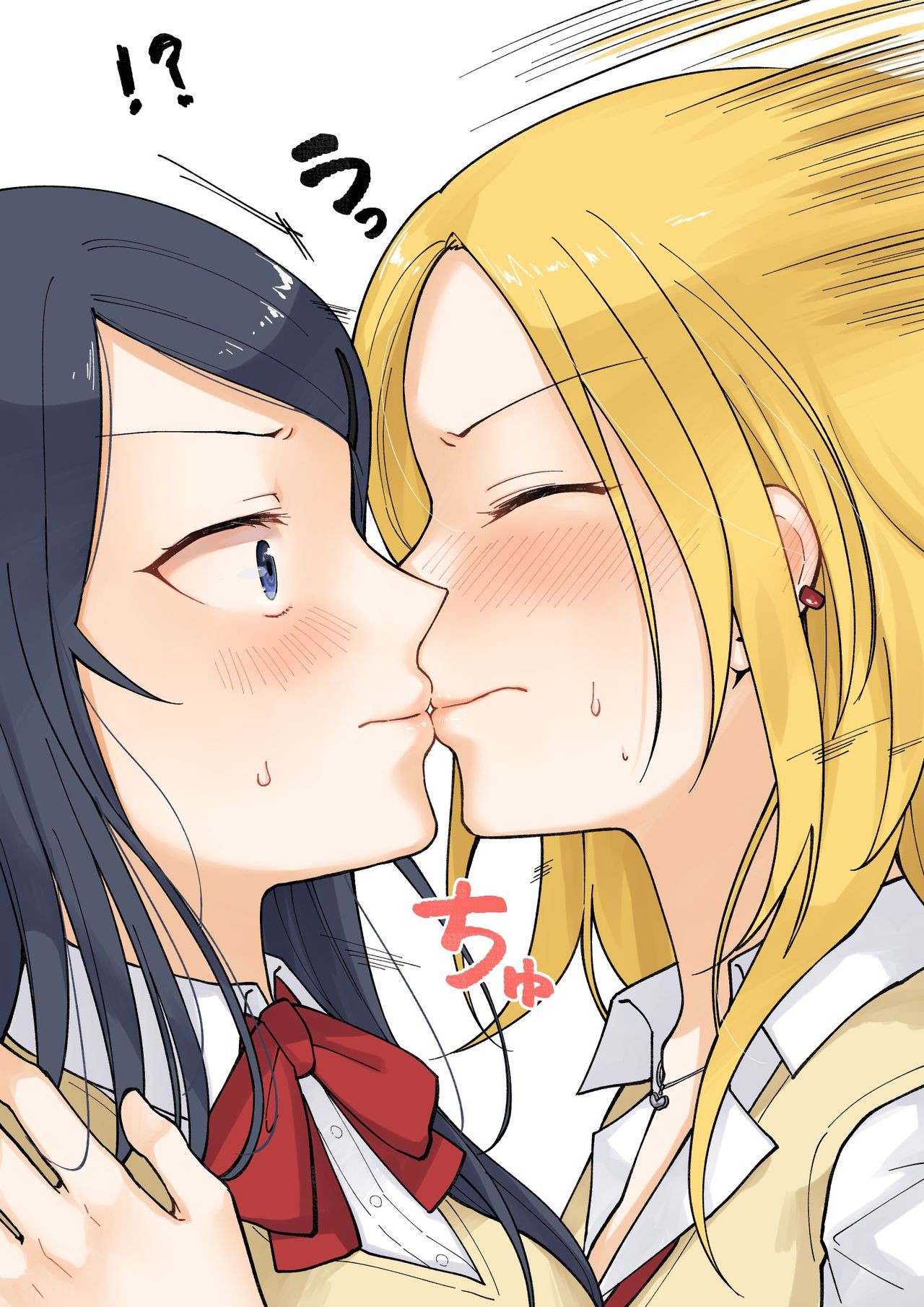 Baca Komik 1 RT de Nakawarui Nonke Joshi-tachi ga 1-byou Kiss suru Chapter 2 Gambar 1