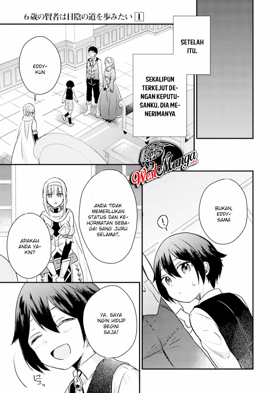 6-sai No Kenja Wa Hikage No Michi Wo Ayumitaia Chapter 3 Gambar 23