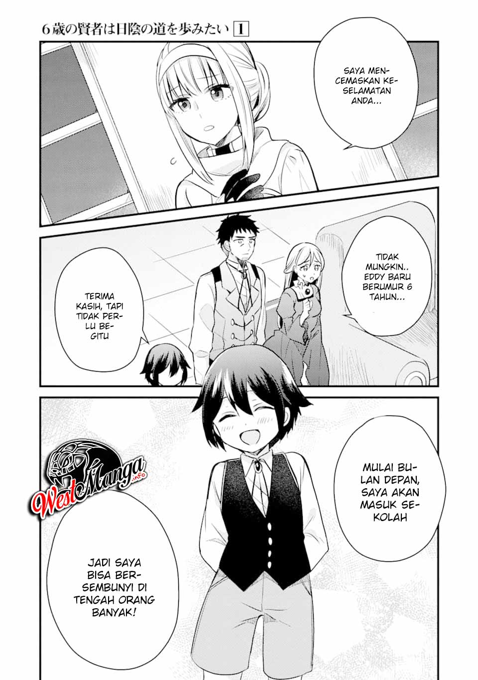 6-sai No Kenja Wa Hikage No Michi Wo Ayumitaia Chapter 3 Gambar 25