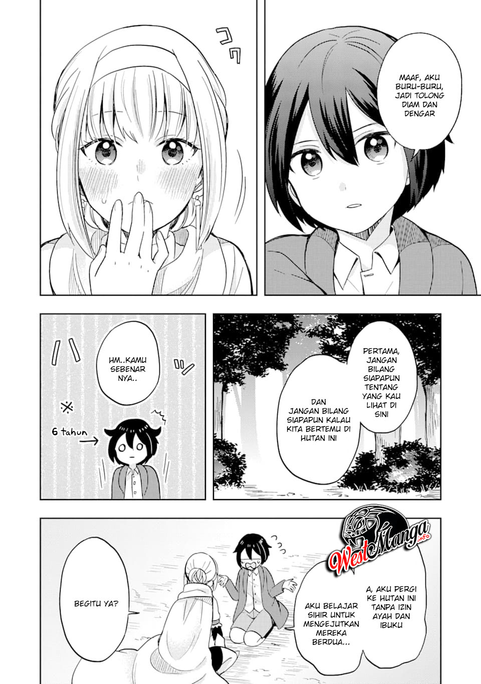 6-sai No Kenja Wa Hikage No Michi Wo Ayumitaia Chapter 1.2 Gambar 18
