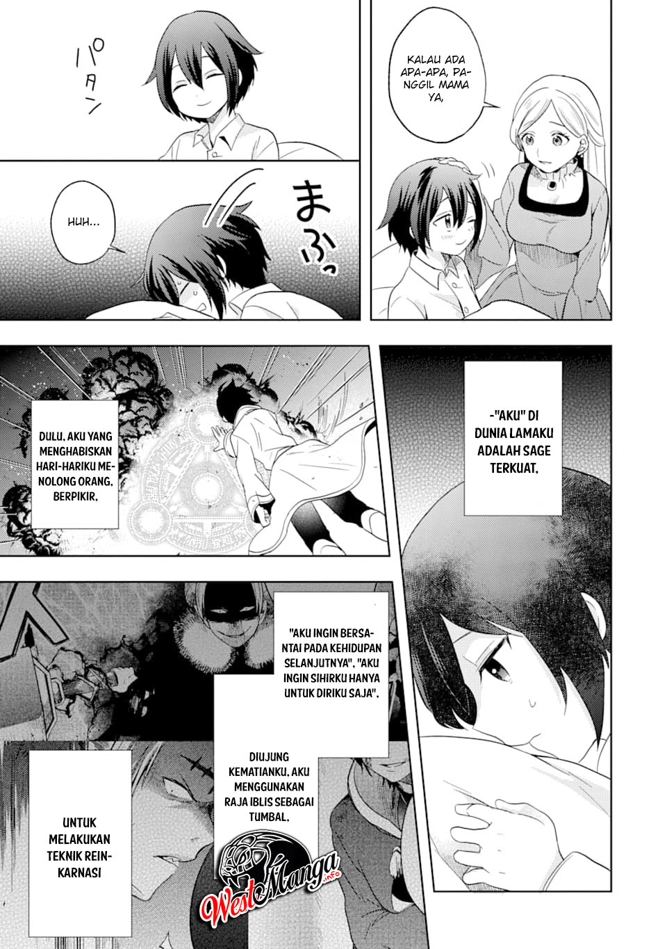6-sai No Kenja Wa Hikage No Michi Wo Ayumitaia Chapter 1.1 Gambar 9