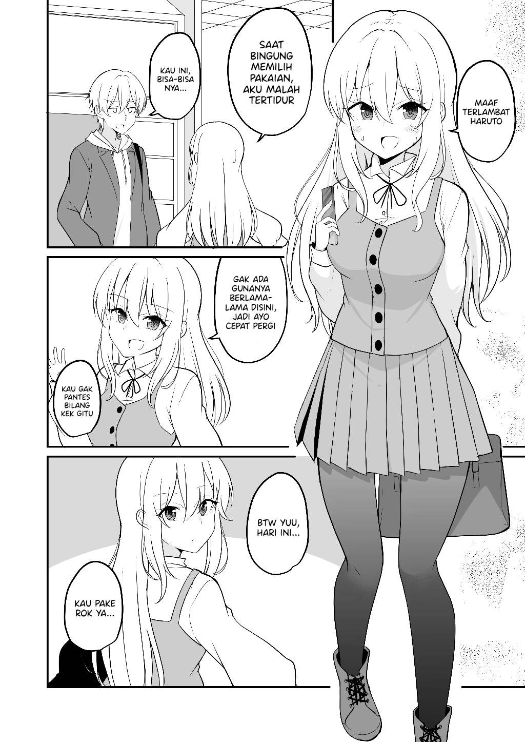 A Boy Who Loves Genderswap Got Genderswapped, so He Acts Out His Ideal Genderswap Girl Chapter 32 Gambar 4