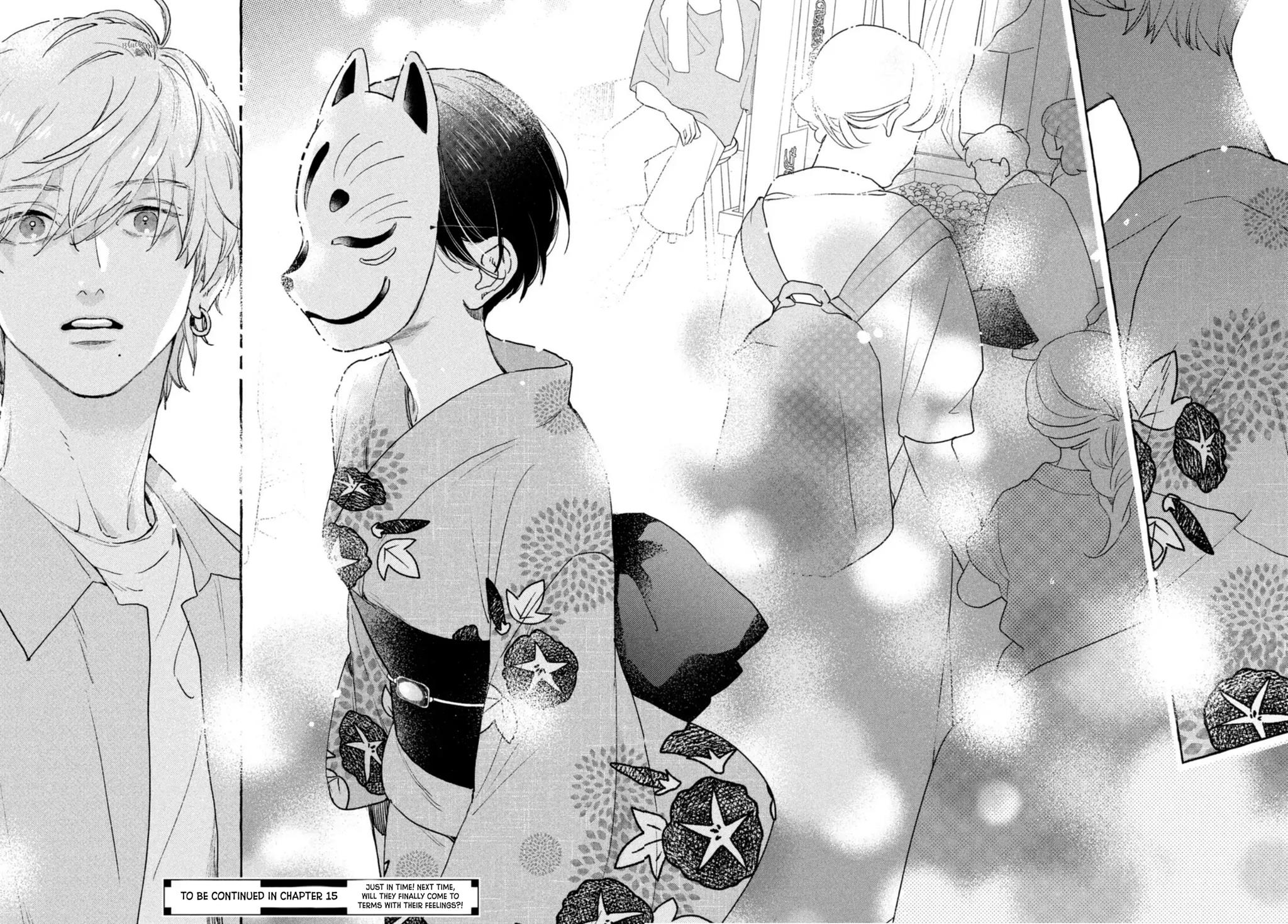 Uruwashi no Yoi no Tsuki Chapter 14 Gambar 38