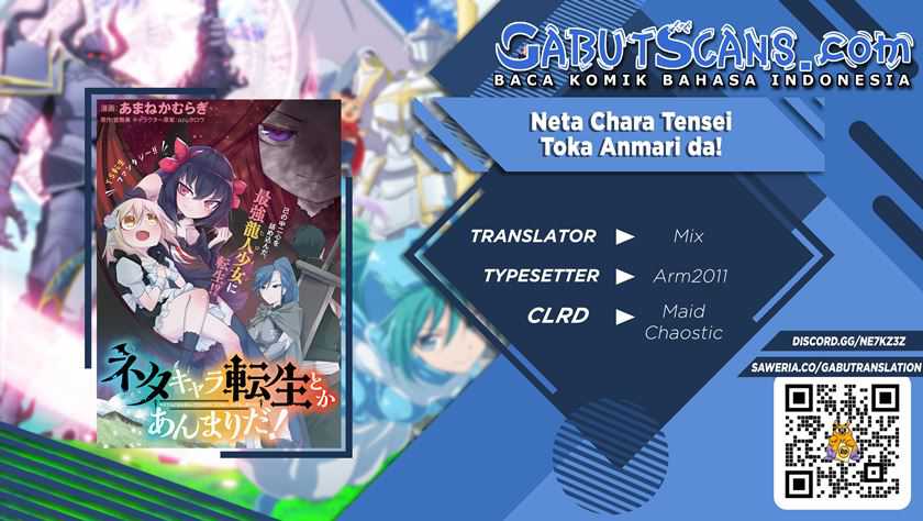 Baca Komik Neta Chara Tensei Toka Anmarida! Chapter 11.1 Gambar 1
