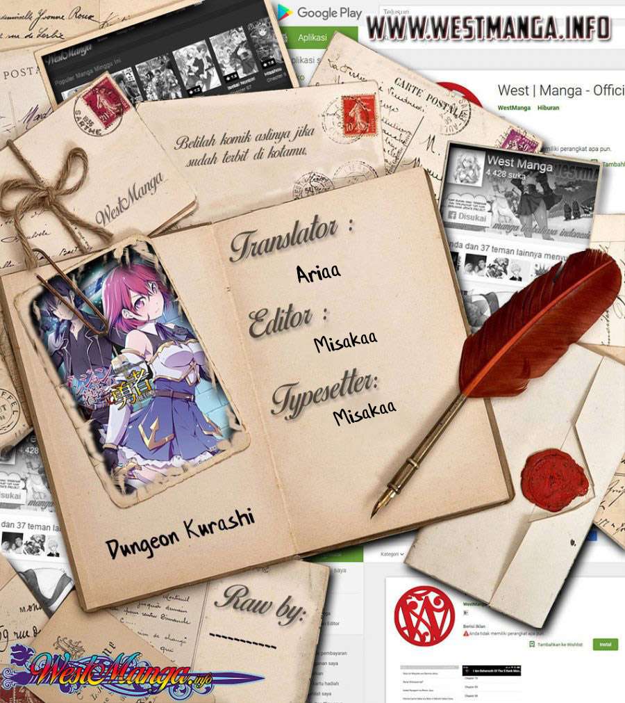 Baca Komik Dungeon Kurashi No Moto Yuusha Chapter 24 Gambar 1